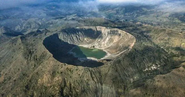 lago del volcán Chichón