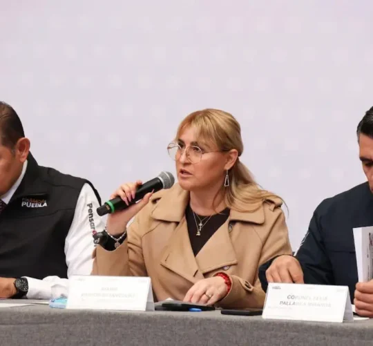 rueda de prensa de seguridad