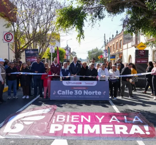 Ayuntamiento de Puebla entrega la calle