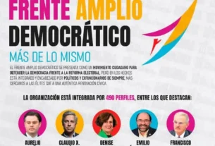Infografía sobre 'Frente Amplio Democrático'