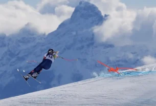 Lindsey Vonn volvió a competir a los 41 años