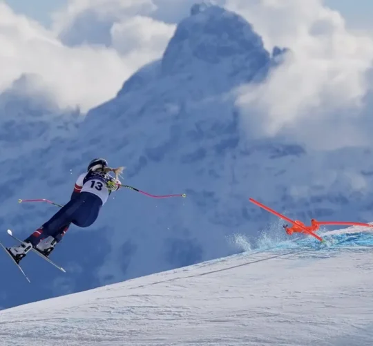 Lindsey Vonn volvió a competir a los 41 años