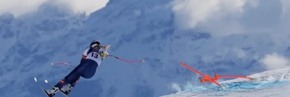 Lindsey Vonn volvió a competir a los 41 años