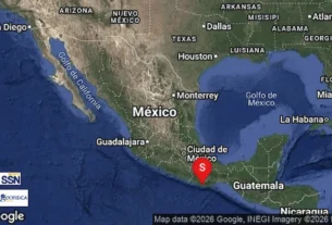 Se registra sismo con epicentro en Puerto Escondido