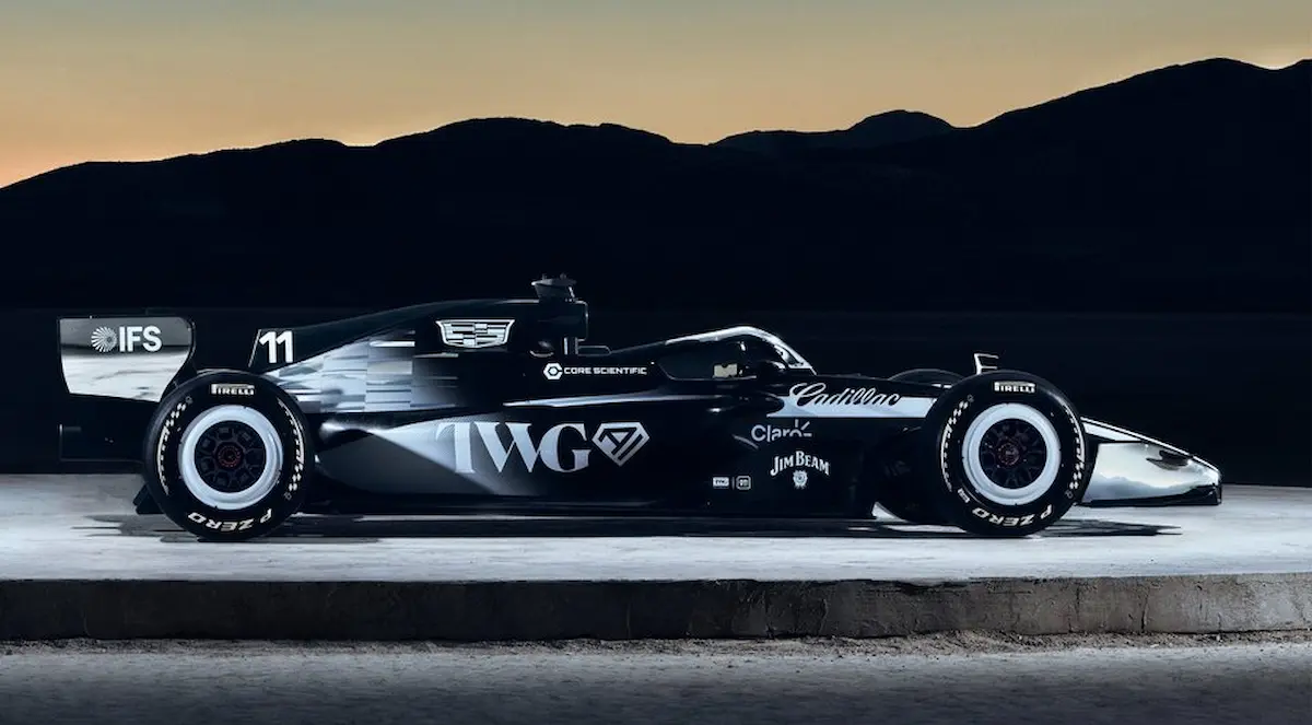 Cadillac presenta monoplaza durante medio tiempo del Super Bowl LX