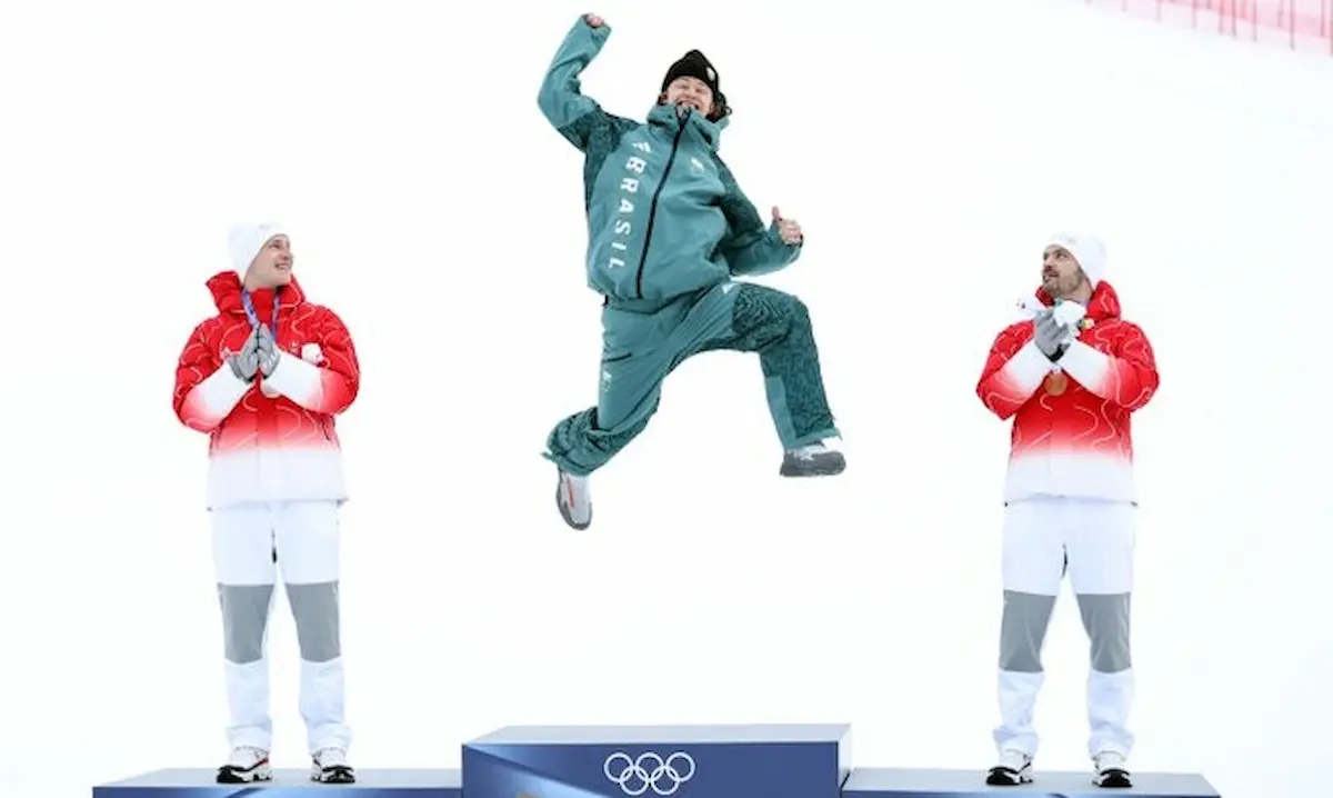 El esquiador noruego-brasileño logró el primer título olímpico invernal para el país sudamericano en la prueba de eslalon gigante