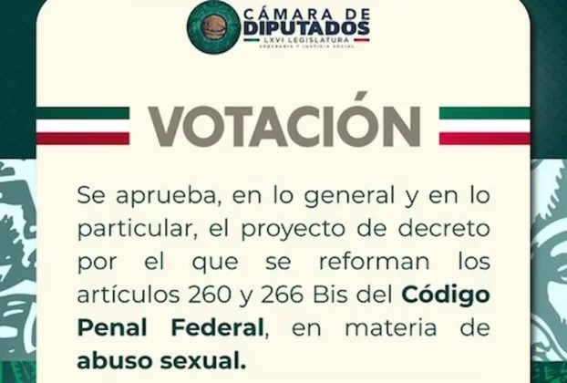 La Cámara de Diputados aprobó por unanimidad modificaciones a la definición de abuso sexual y las penas que conlleva