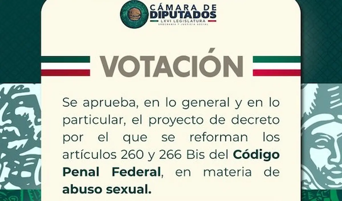 La Cámara de Diputados aprobó por unanimidad modificaciones a la definición de abuso sexual y las penas que conlleva