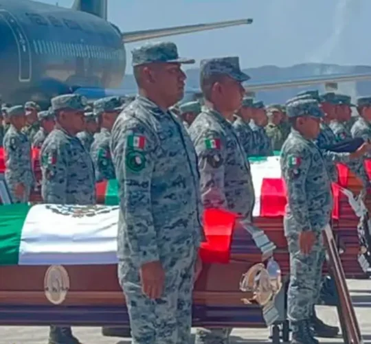 Los militares fallecidos ya fueron trasladados a sus estados de origen y entregados a sus familias.