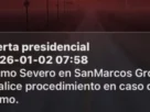 Ciudadanos podrán dar su opinión sobre alerta sísmica presidencial