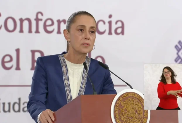 Claudia Sheinbaum en La Mañanera del Pueblo