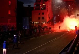 Protestas en sede Olímpica italiana