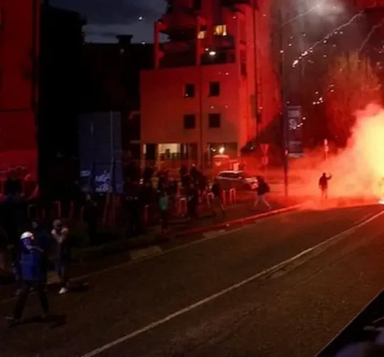 Protestas en sede Olímpica italiana