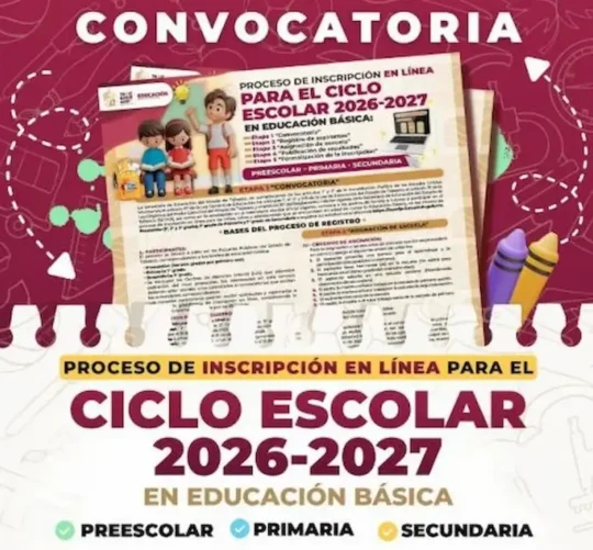 publicidad de la convocatoria de sep 2026-2027