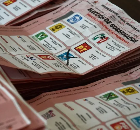boletas electorales referentes a las siguientes elecciones en puebla