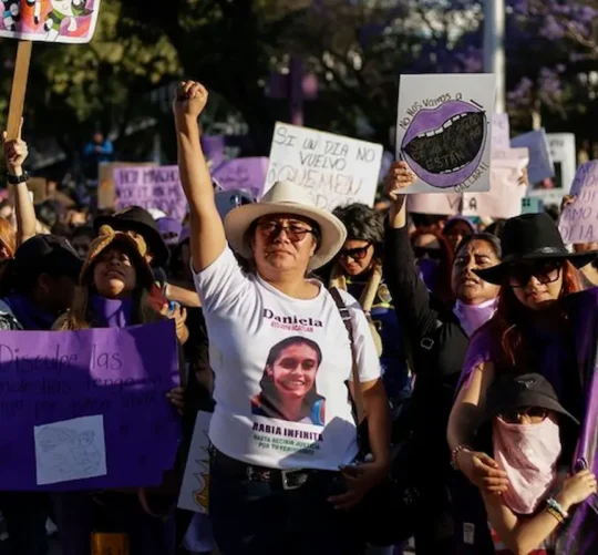 Marchas del 8M en Puebla