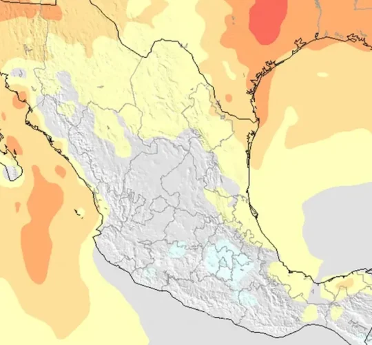 SMN pronosticó una circulación anticiclónica en niveles medios de la atmósfera sobre el noroeste, norte y occidente del país