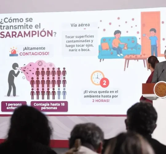 En noviembre, la Organización Panamericana de la Salud determinará si México perderá su estatus de eliminación de sarampión