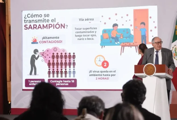 En noviembre, la Organización Panamericana de la Salud determinará si México perderá su estatus de eliminación de sarampión