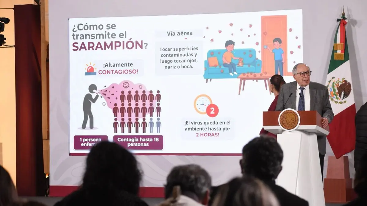En noviembre, la Organización Panamericana de la Salud determinará si México perderá su estatus de eliminación de sarampión