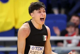 Se colgó la presea con un registro de 2.30 metros, que significó su mejor marca personal.