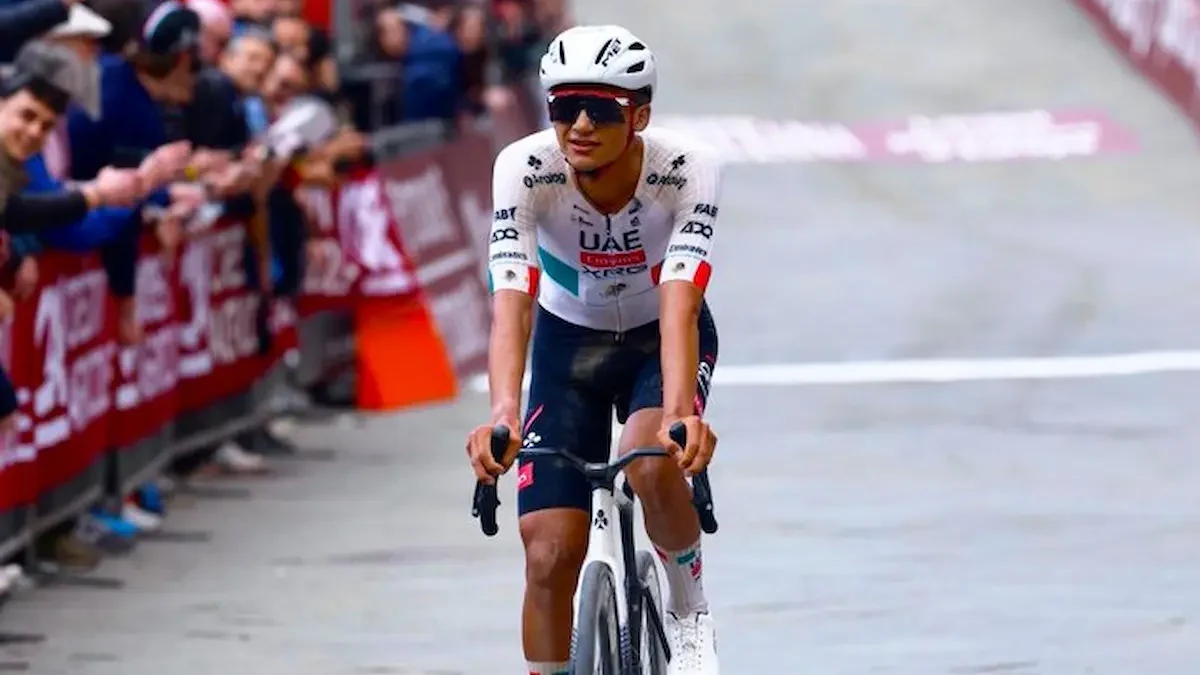 el cliclista originario de Baja California logró escalar hasta el primer puesto de la clasificación general