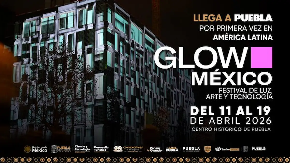 publicidad de el festival Glow Mexico 2026|