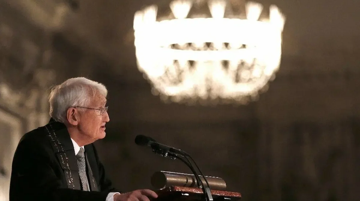 Habermas fue uno de los pensadores más importantes de la actualidad.