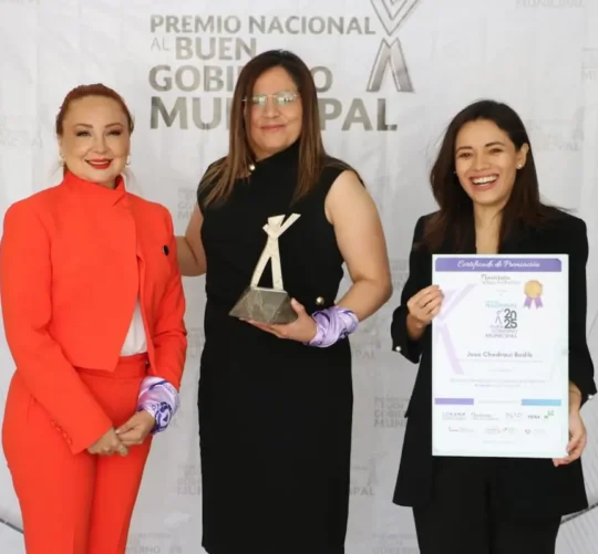 el Premio Nacional al Buen Gobierno Municipal
