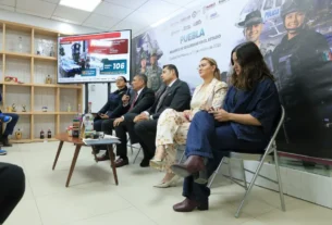 presentación de resultados en materia de seguridad junto con titulares