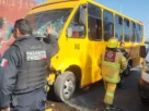 foto de la unidad de la ruta 10 que atropello a estudiantes