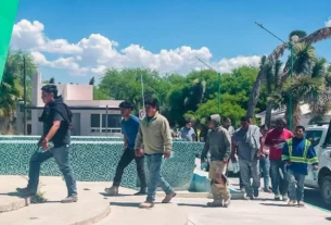 “Se decidió implementar un operativo con un estado de fuerza sin precedente, 620 elementos de las fuerzas de seguridad y con tres aeronaves que están colaborando, así como el gabinete de seguridad completo encabezado por el gobernador del estado”.