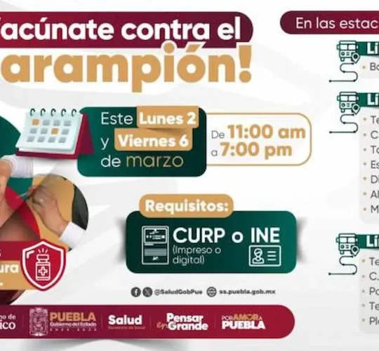 publicidad de sedes de vacunacion en el ruta