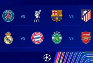 los Cuartos de Final no se necesitará un sorteo, pues los cruces ya estaban definidos en el bracket desde antes.