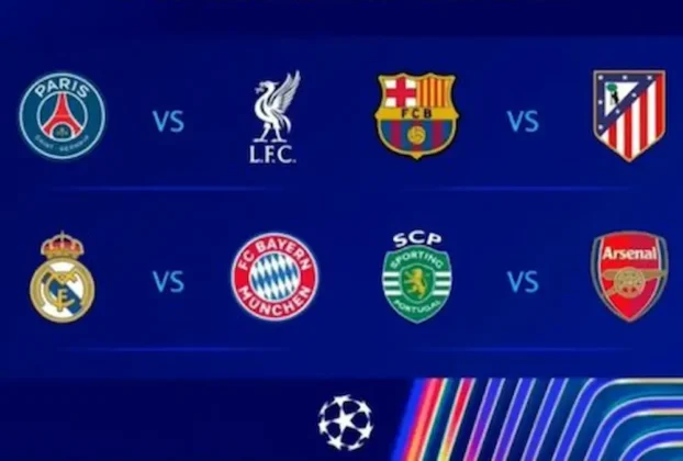 los Cuartos de Final no se necesitará un sorteo, pues los cruces ya estaban definidos en el bracket desde antes.