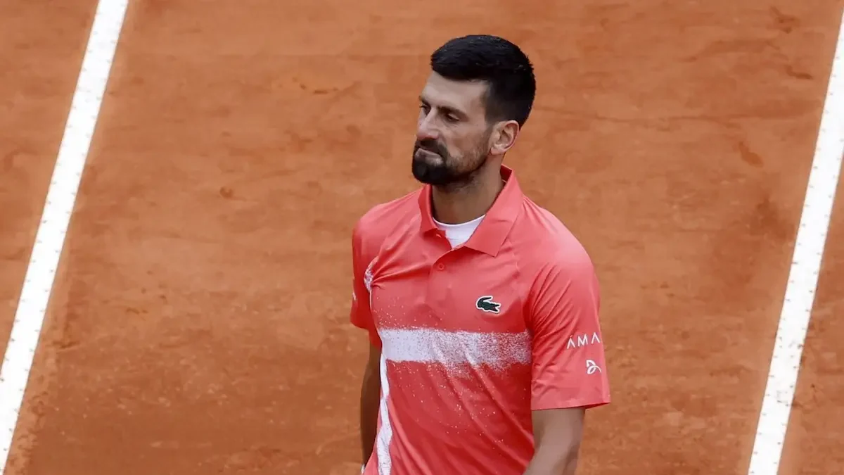 Djokovic se retiró del torneo tras haberse ausentado también del Abierto de Miami