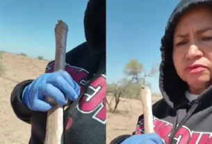 La madre buscadora Cecilia Flores afirmó que localizó en Sonora restos humanos que corresponden a su hijo Marco Antonio que busca desde 2019.