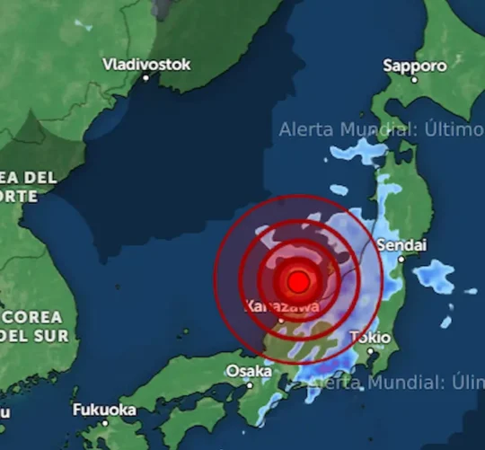 Un sismo de magnitud 7.7 en Japón activó la alerta por tsunami
