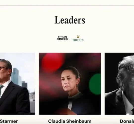 La categoría de Líderes de este año refleja, según la publicación, "un escenario global marcado por la rivalidad entre potencias, la reconfiguración de alianzas internacionales y la creciente concentración de poder en figuras cuya influencia trasciende sus fronteras y redefine el equilibrio político mundial".