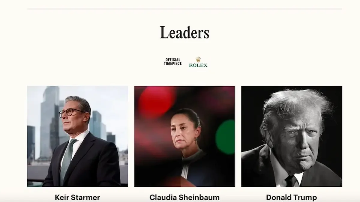 La categoría de Líderes de este año refleja, según la publicación, "un escenario global marcado por la rivalidad entre potencias, la reconfiguración de alianzas internacionales y la creciente concentración de poder en figuras cuya influencia trasciende sus fronteras y redefine el equilibrio político mundial".