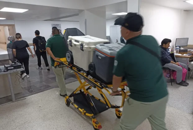 foto de traslado de organos por multidonacion