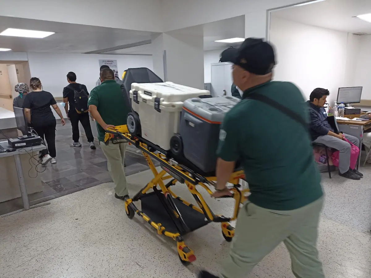 foto de traslado de organos por multidonacion