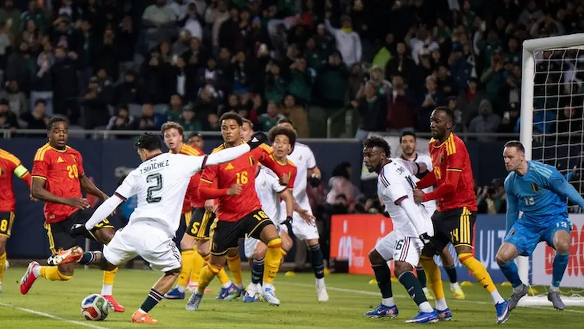 La selección mexicana empató 1-1 con Bélgica en un amistoso celebrado en Chicago