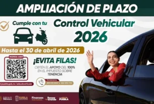 publicidad de la ampliacion del pago de control vehicular