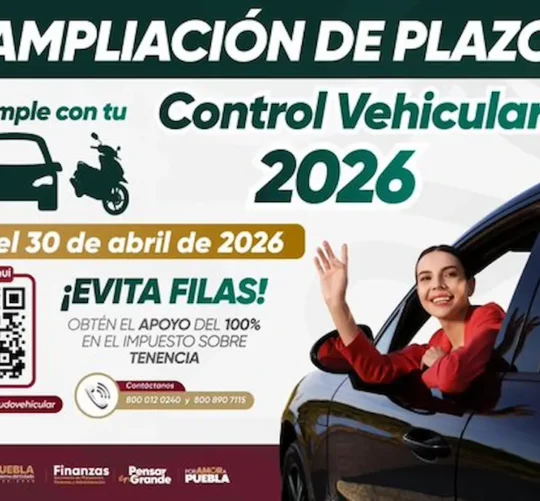 publicidad de la ampliacion del pago de control vehicular
