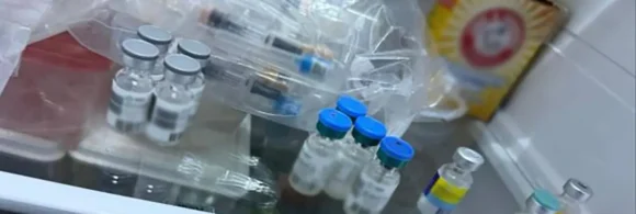 Tras obtener y cumplimentar la orden de cateo pertinente se hallaron: 110 dosis de vacunas falsas para el VPH, 22 vacunas para neumococo, 9 vacunas para sarampión, etiquetas para cajas de vacunas, 15 mil dosis de clonazepam, cocaína, 20 cartuchos útiles y dispositivos electrónicos.