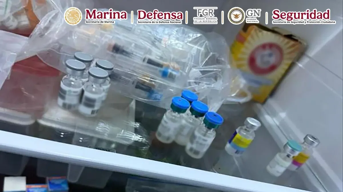 Tras obtener y cumplimentar la orden de cateo pertinente se hallaron: 110 dosis de vacunas falsas para el VPH, 22 vacunas para neumococo, 9 vacunas para sarampión, etiquetas para cajas de vacunas, 15 mil dosis de clonazepam, cocaína, 20 cartuchos útiles y dispositivos electrónicos.