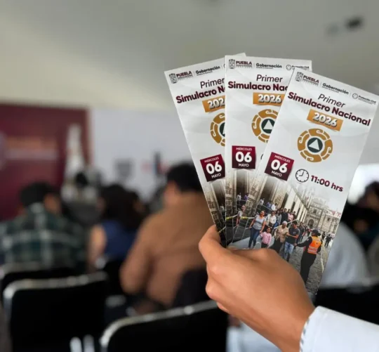publicidad del proximo simulacro nacional