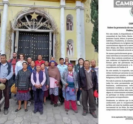 informe de la Arquidiócesis de puebla sobre atlixco