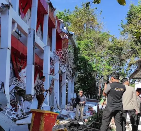 Para Indonesia, la alerta es de olas entre 0,3 metros y un metro